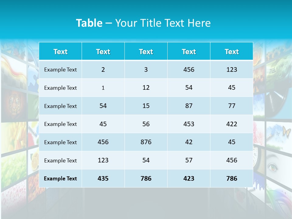 Equipment Flat Gallery PowerPoint Template