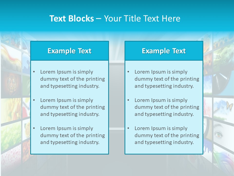 Equipment Flat Gallery PowerPoint Template