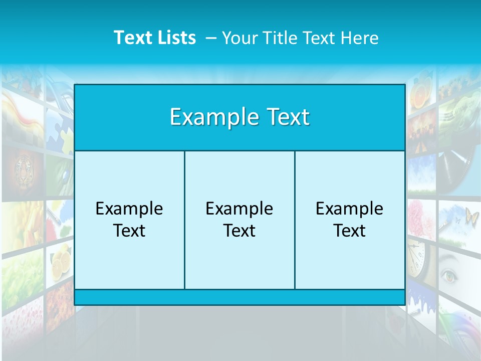 Equipment Flat Gallery PowerPoint Template