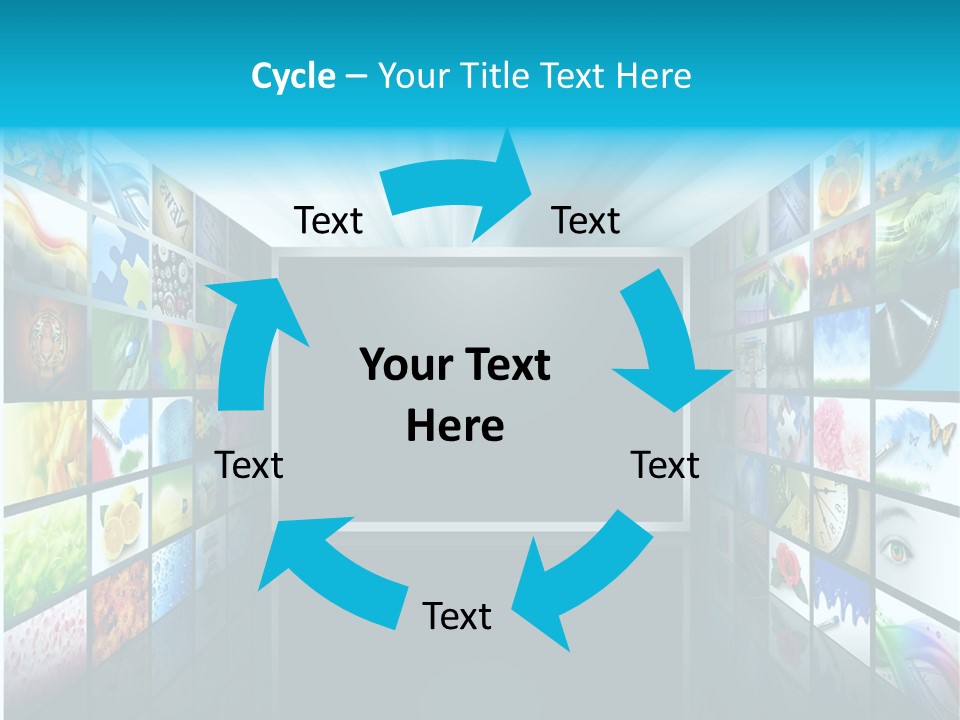 Equipment Flat Gallery PowerPoint Template