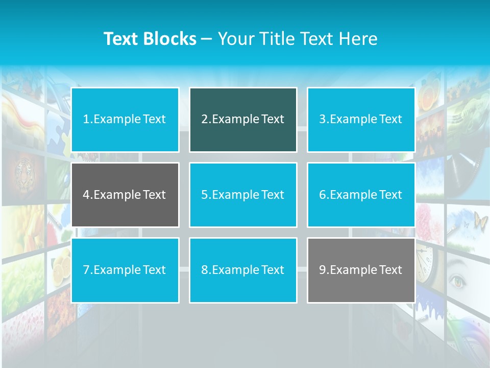 Equipment Flat Gallery PowerPoint Template
