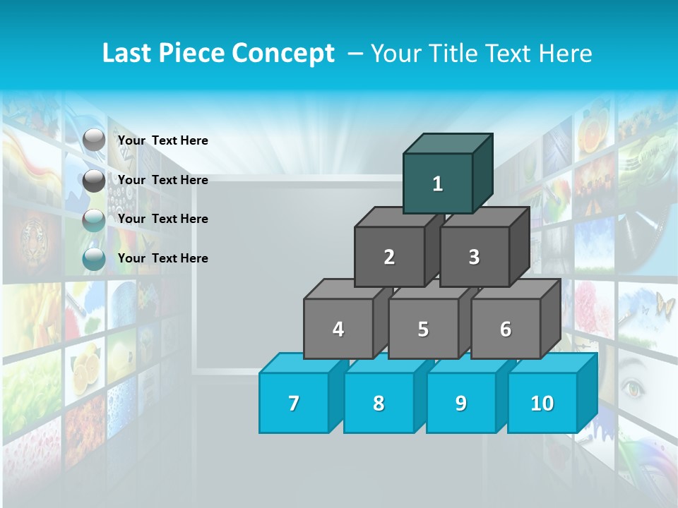 Equipment Flat Gallery PowerPoint Template