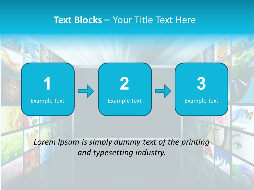 Equipment Flat Gallery PowerPoint Template