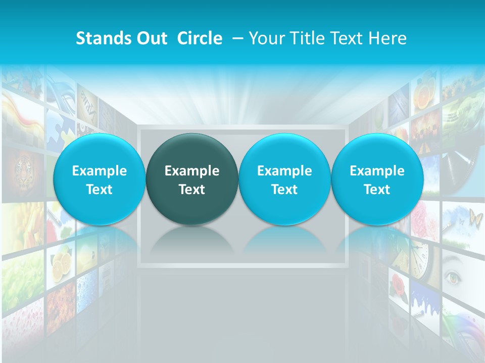 Equipment Flat Gallery PowerPoint Template