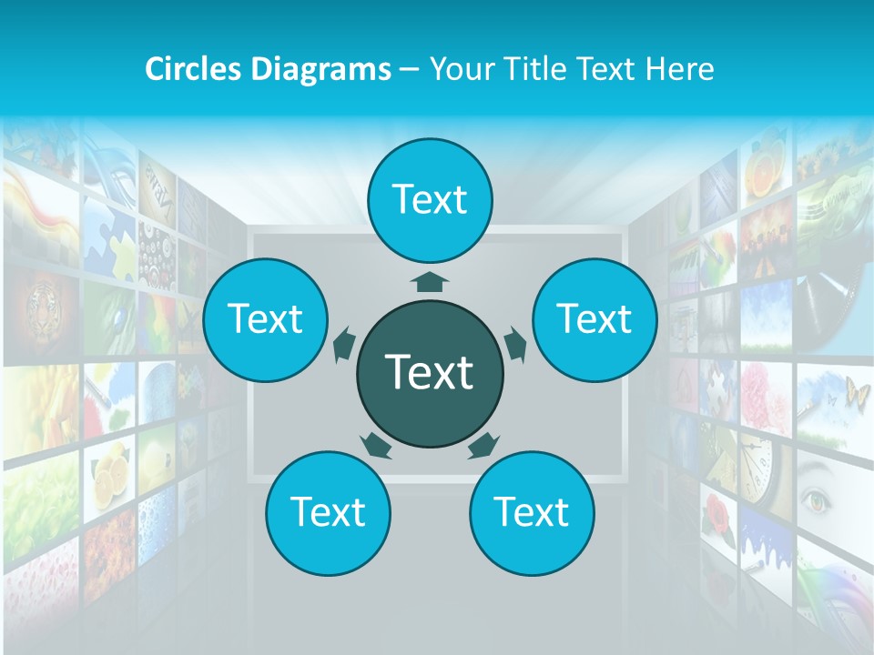 Equipment Flat Gallery PowerPoint Template