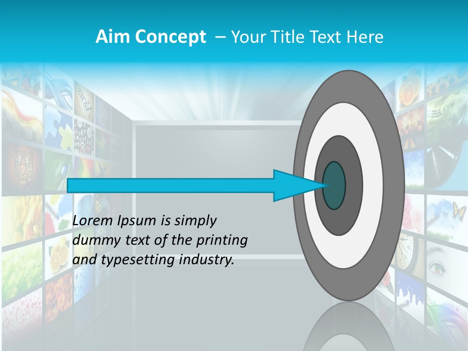 Equipment Flat Gallery PowerPoint Template