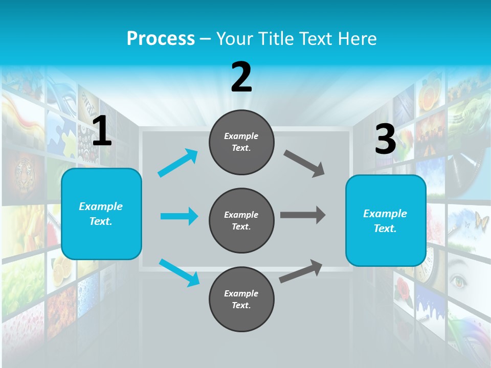 Equipment Flat Gallery PowerPoint Template