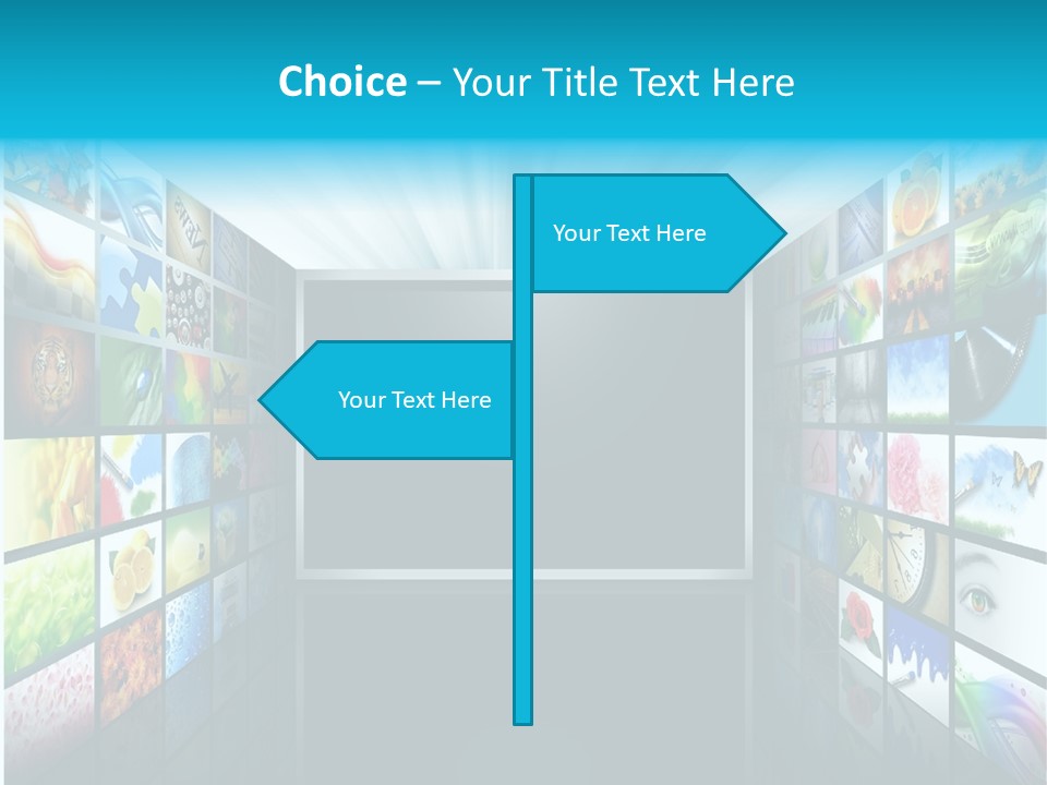 Equipment Flat Gallery PowerPoint Template