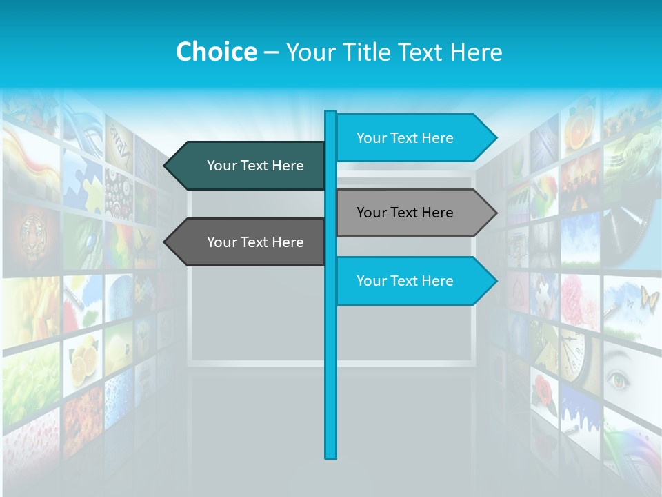 Equipment Flat Gallery PowerPoint Template