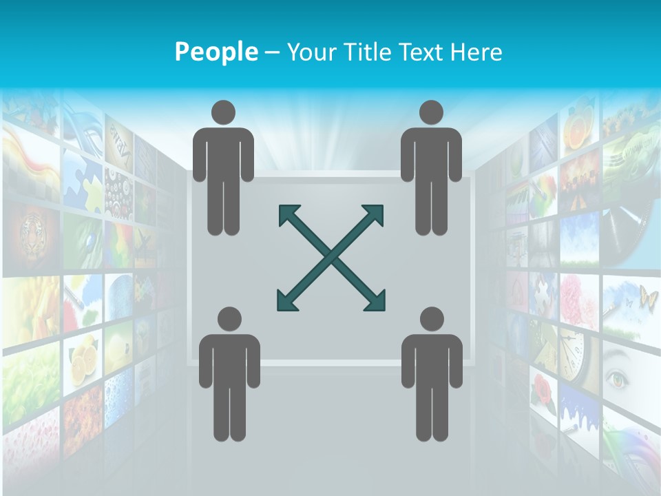 Equipment Flat Gallery PowerPoint Template