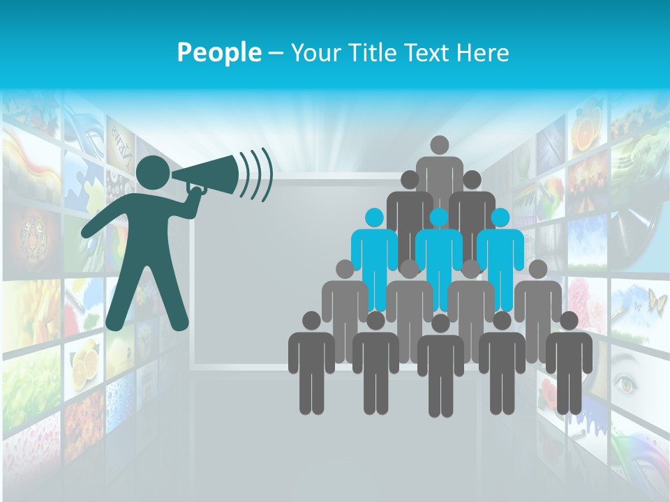 Equipment Flat Gallery PowerPoint Template