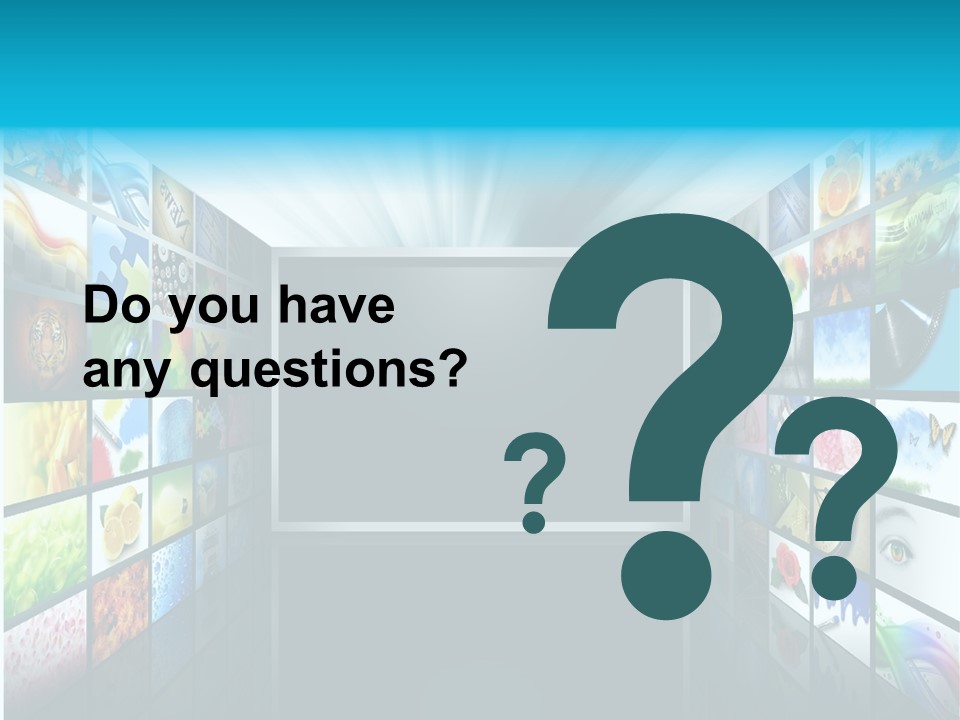 Equipment Flat Gallery PowerPoint Template