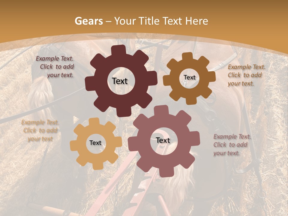 Animal Large Work PowerPoint Template