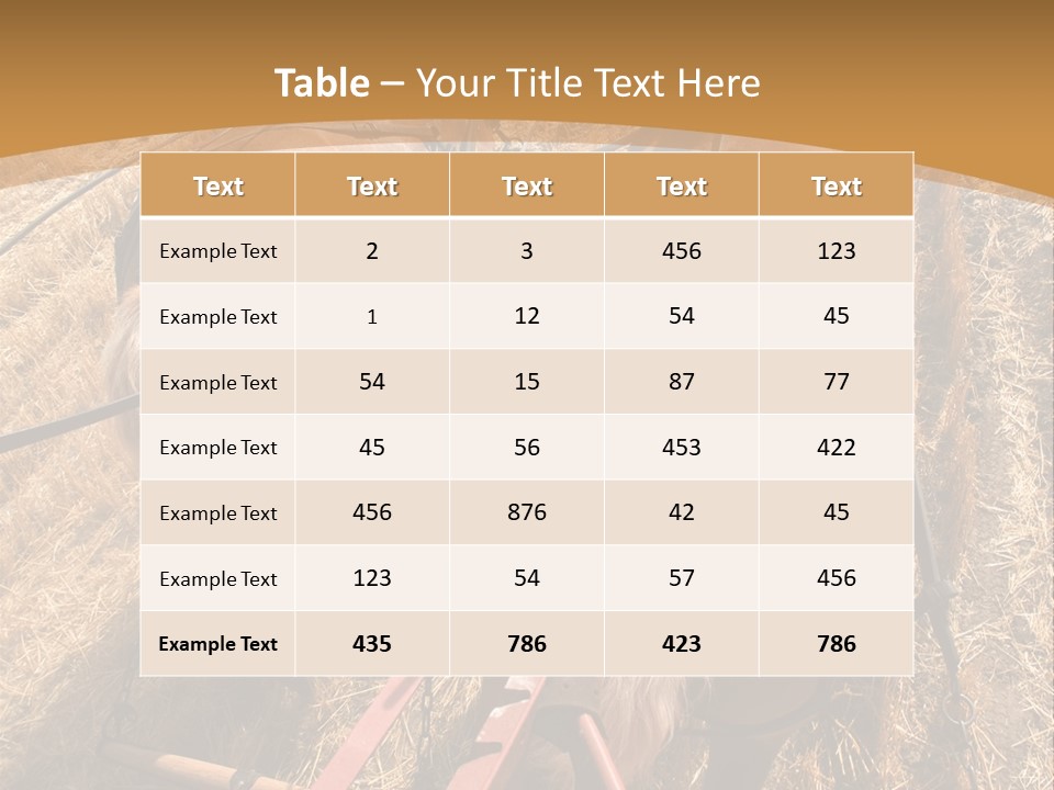 Animal Large Work PowerPoint Template