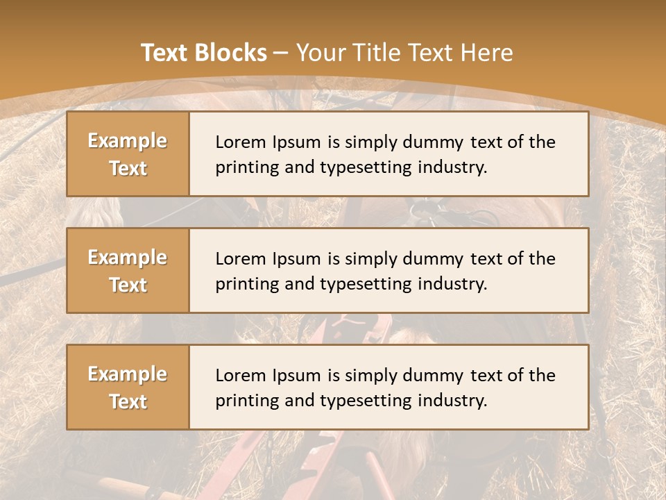 Animal Large Work PowerPoint Template