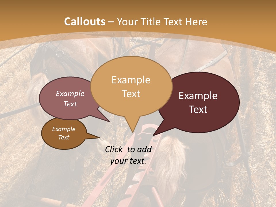 Animal Large Work PowerPoint Template