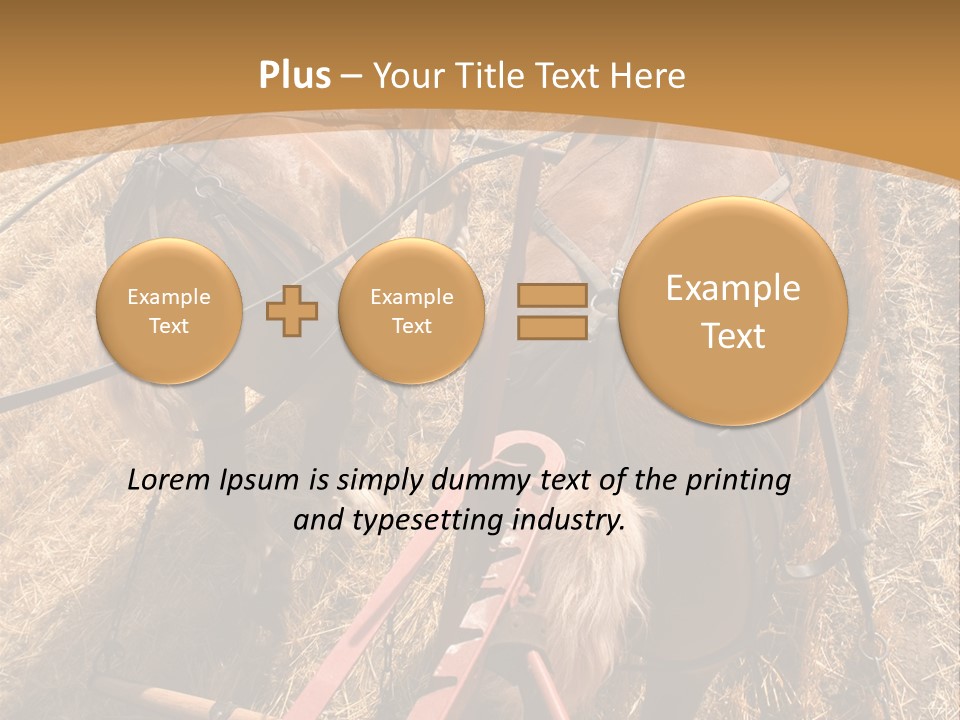 Animal Large Work PowerPoint Template