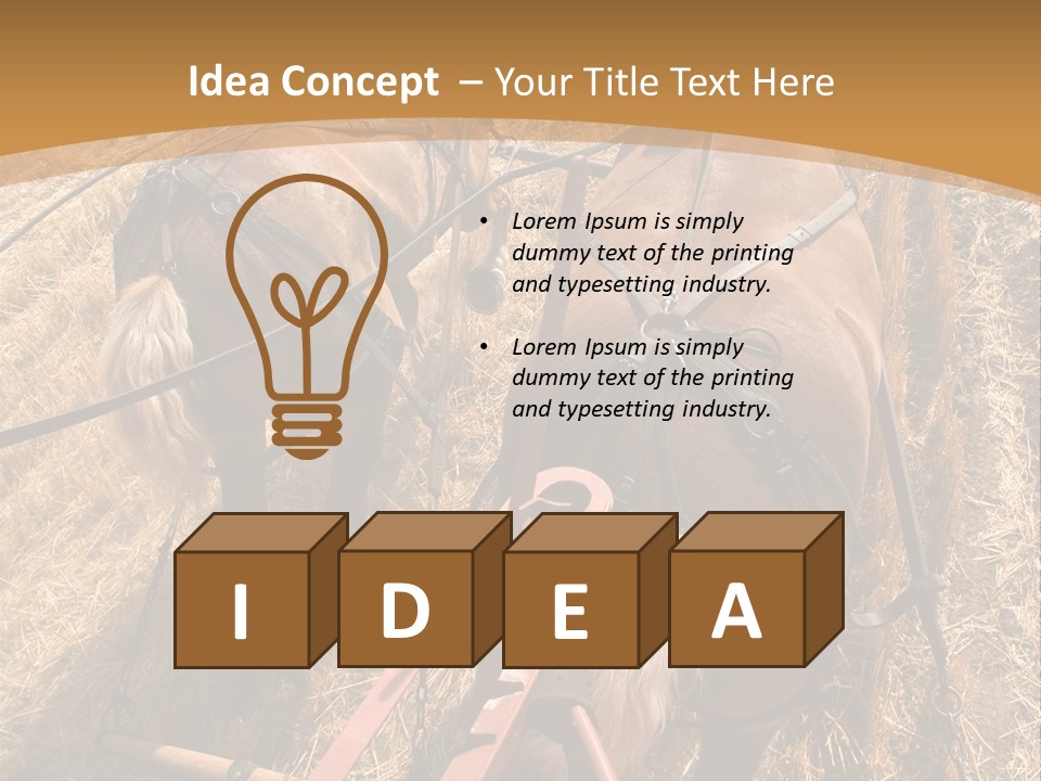 Animal Large Work PowerPoint Template