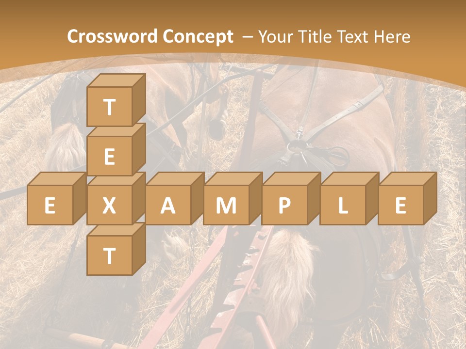 Animal Large Work PowerPoint Template