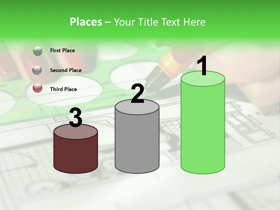 Worker Draft Woman PowerPoint Template