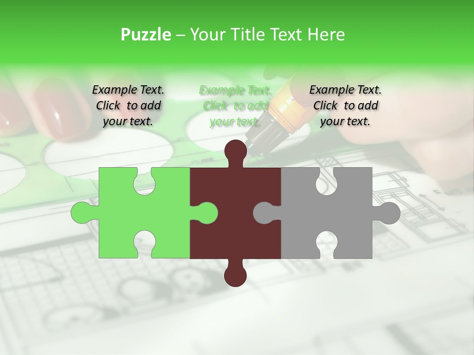 Worker Draft Woman PowerPoint Template