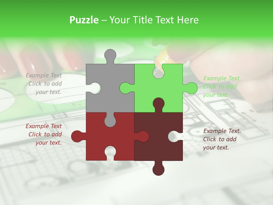 Worker Draft Woman PowerPoint Template