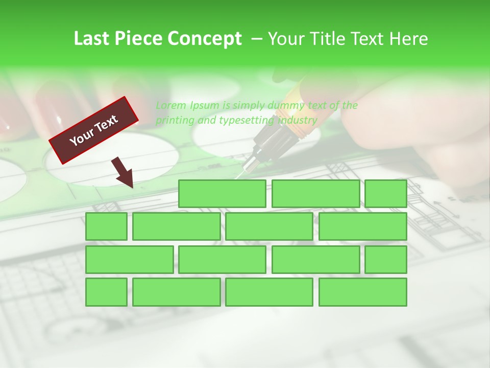 Worker Draft Woman PowerPoint Template