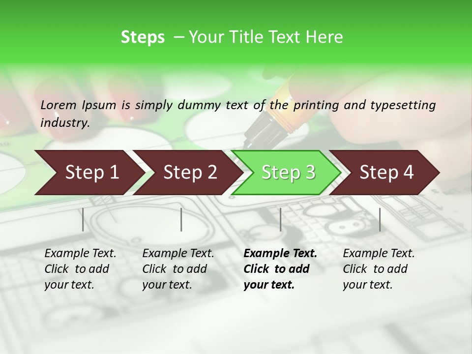 Worker Draft Woman PowerPoint Template