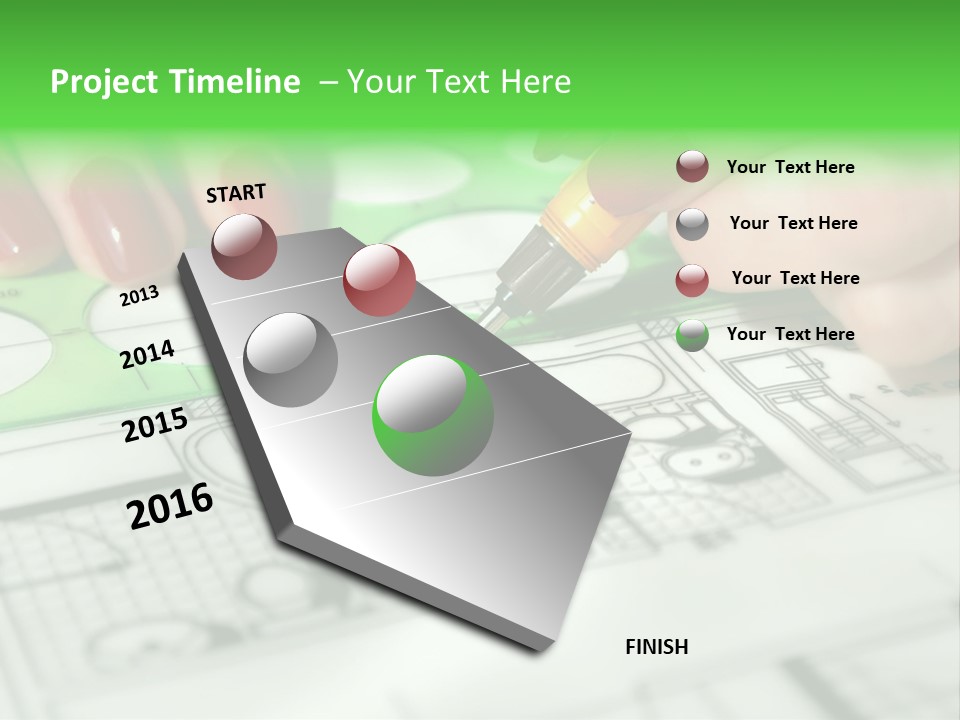 Worker Draft Woman PowerPoint Template