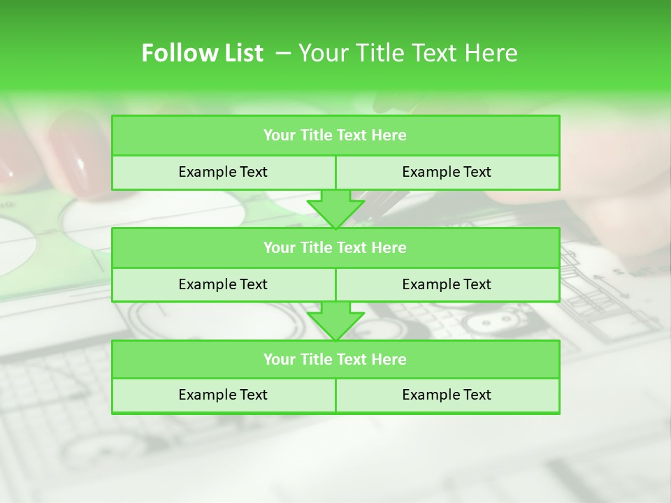 Worker Draft Woman PowerPoint Template