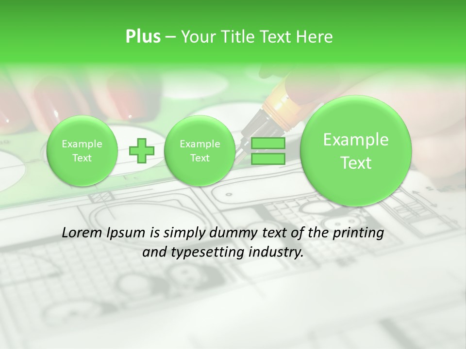 Worker Draft Woman PowerPoint Template