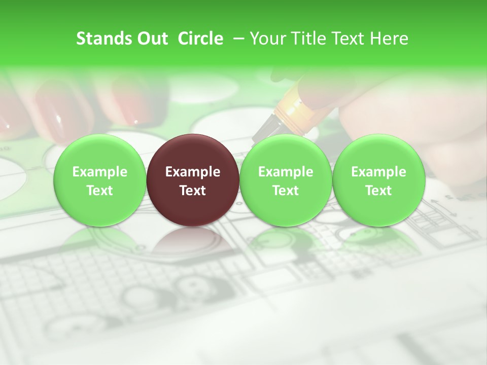 Worker Draft Woman PowerPoint Template