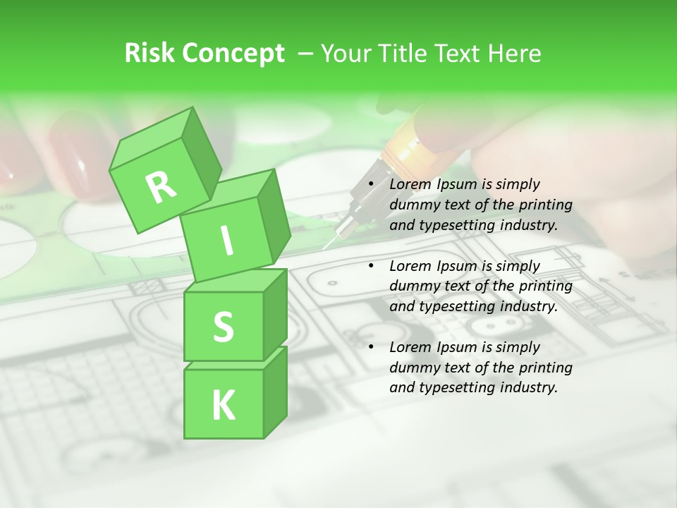 Worker Draft Woman PowerPoint Template