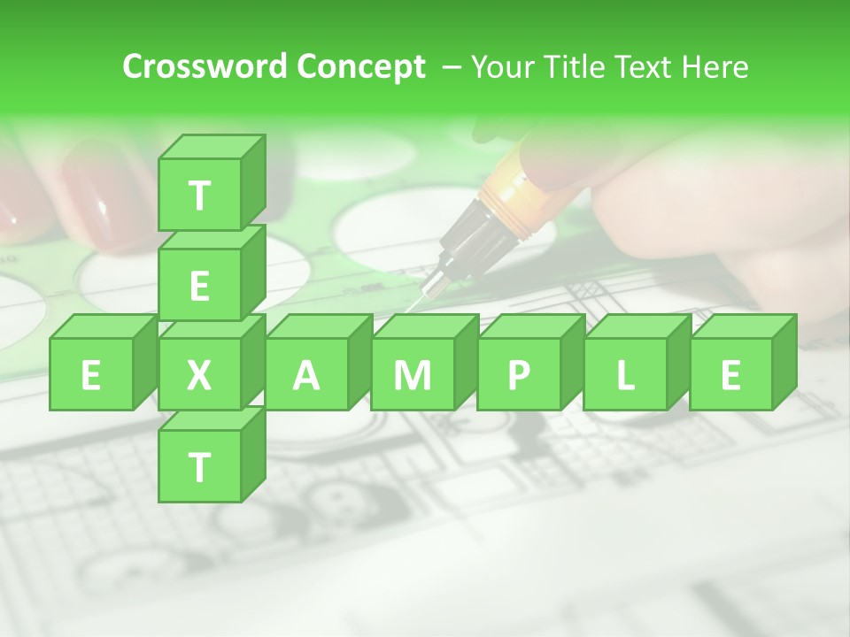 Worker Draft Woman PowerPoint Template