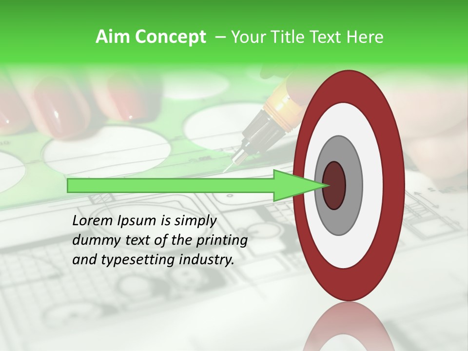 Worker Draft Woman PowerPoint Template