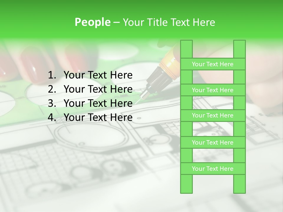 Worker Draft Woman PowerPoint Template