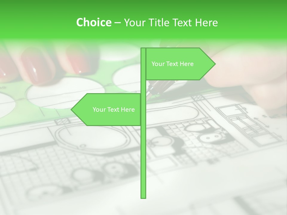 Worker Draft Woman PowerPoint Template