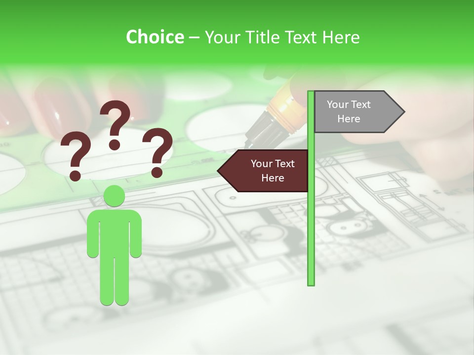 Worker Draft Woman PowerPoint Template
