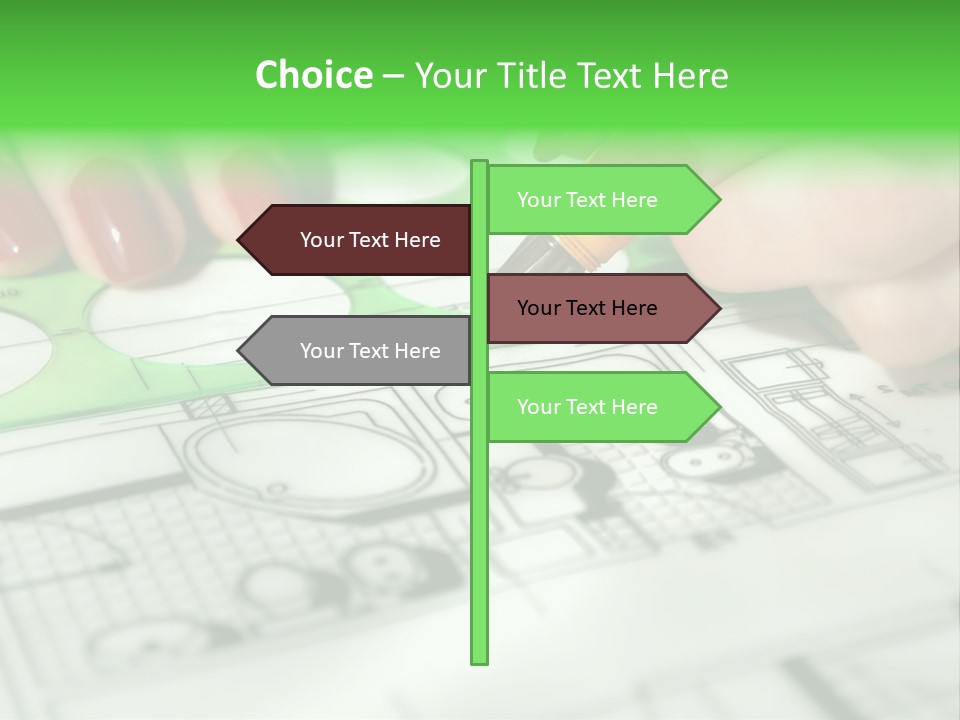 Worker Draft Woman PowerPoint Template