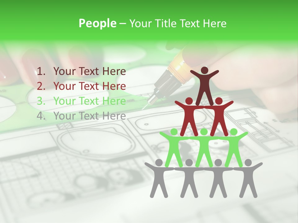 Worker Draft Woman PowerPoint Template