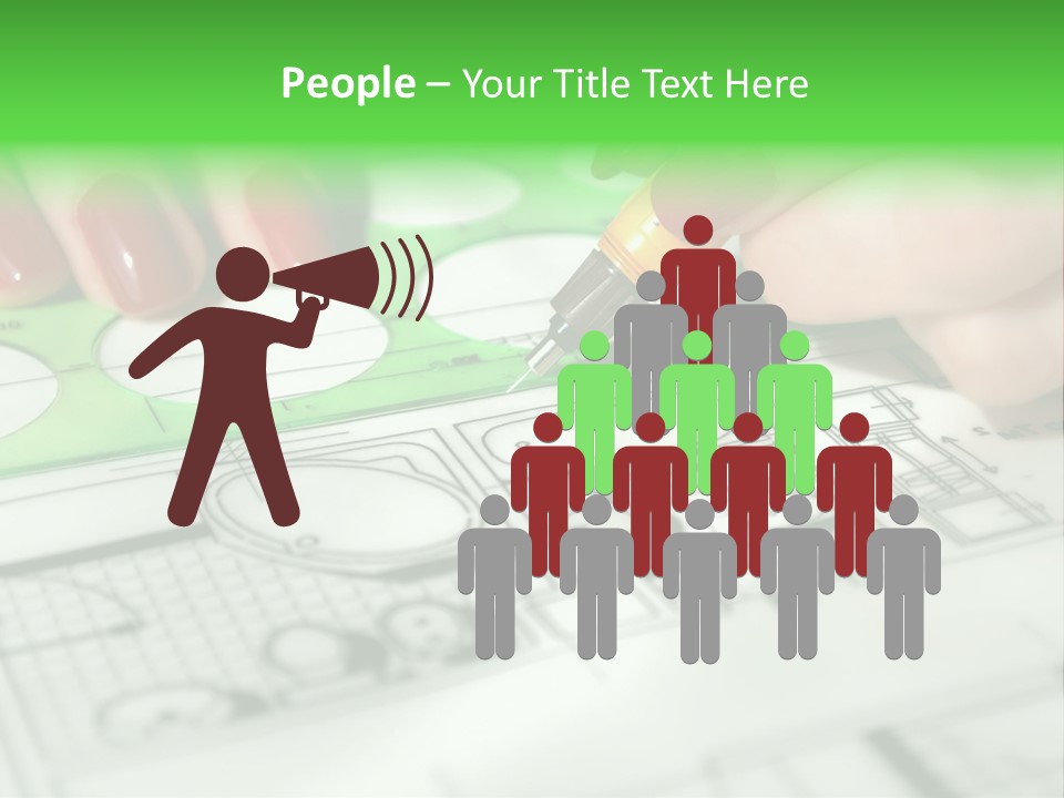 Worker Draft Woman PowerPoint Template