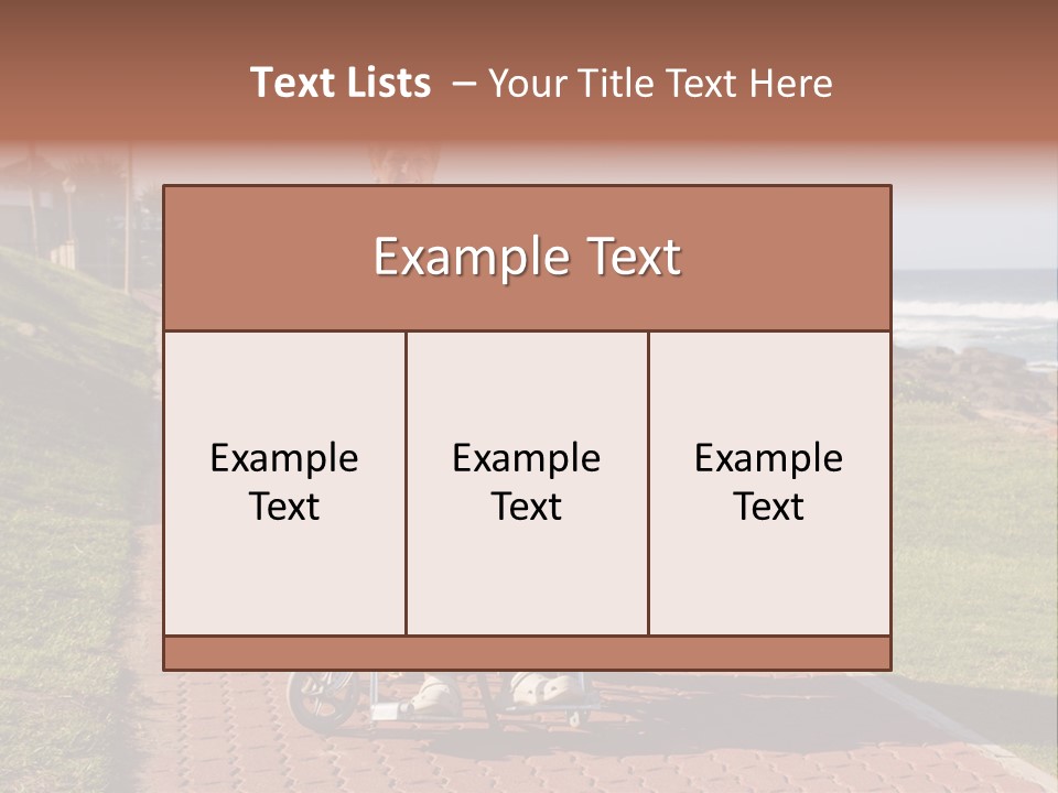 A Man In A Wheel Chair Being Pushed By A Woman PowerPoint Template
