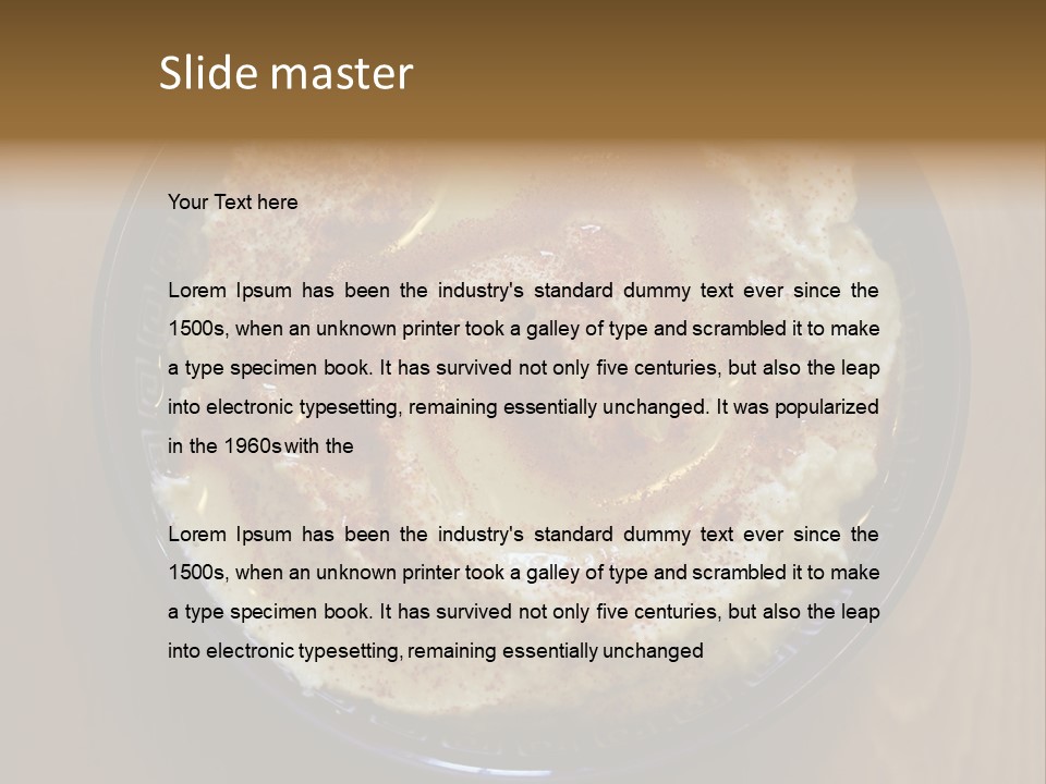Bowl Delicious Chef PowerPoint Template