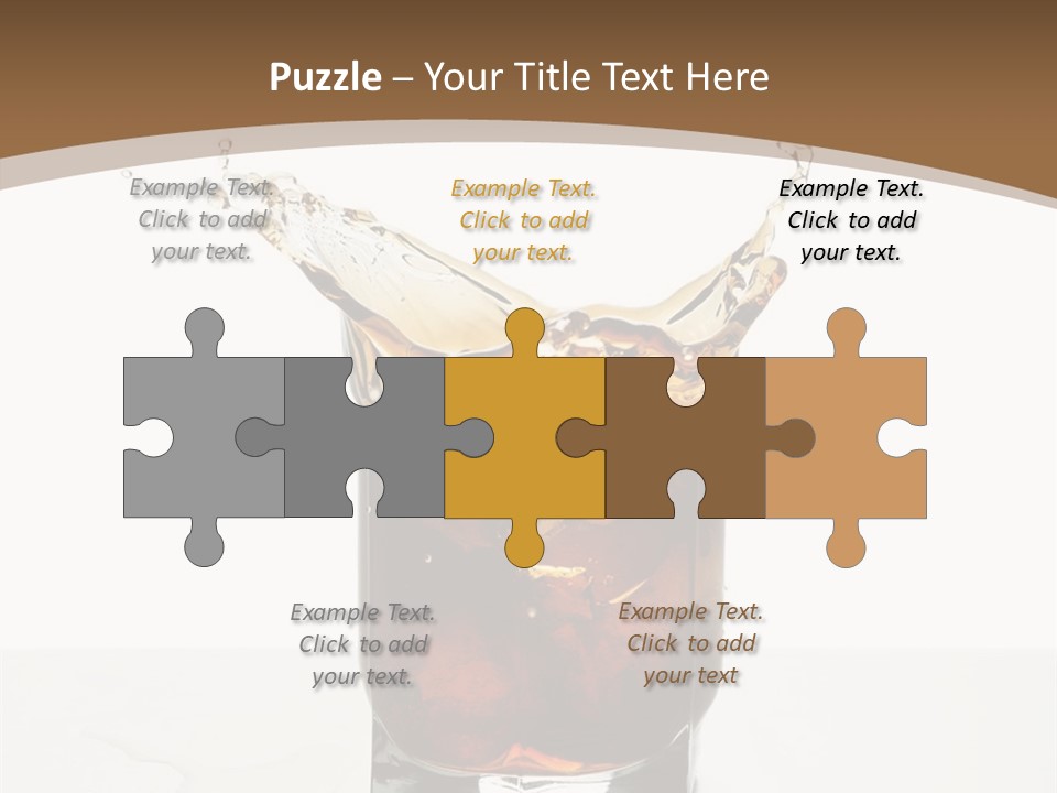 Macro Seamlessly Leaf PowerPoint Template