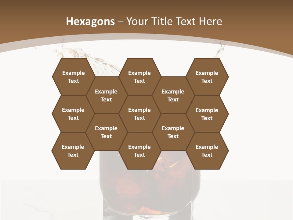 Macro Seamlessly Leaf PowerPoint Template