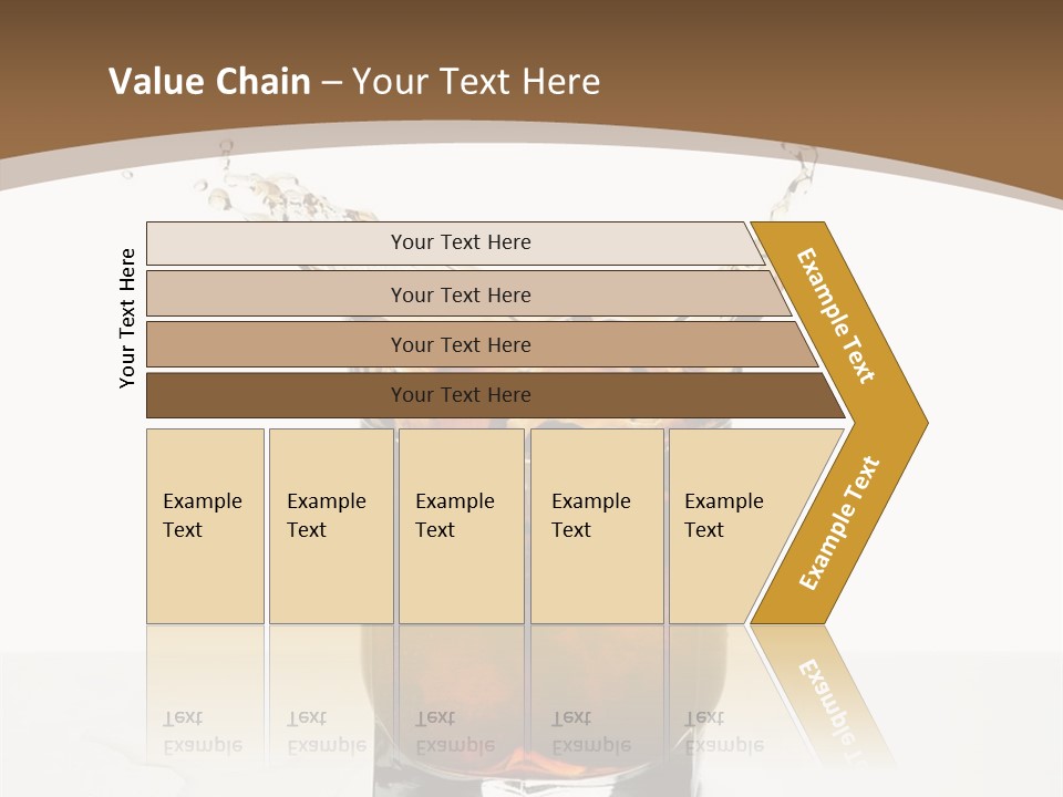 Macro Seamlessly Leaf PowerPoint Template