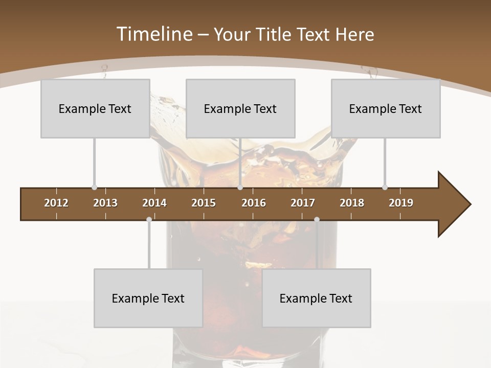 Macro Seamlessly Leaf PowerPoint Template