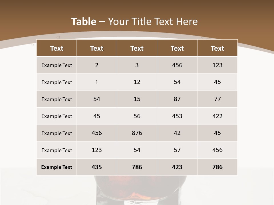 Macro Seamlessly Leaf PowerPoint Template