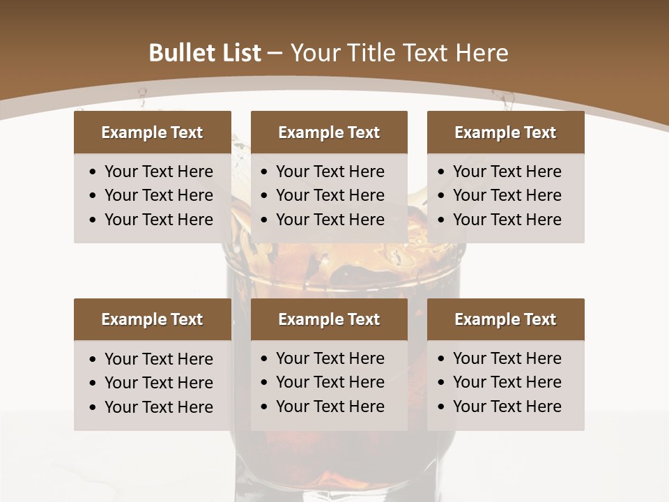 Macro Seamlessly Leaf PowerPoint Template