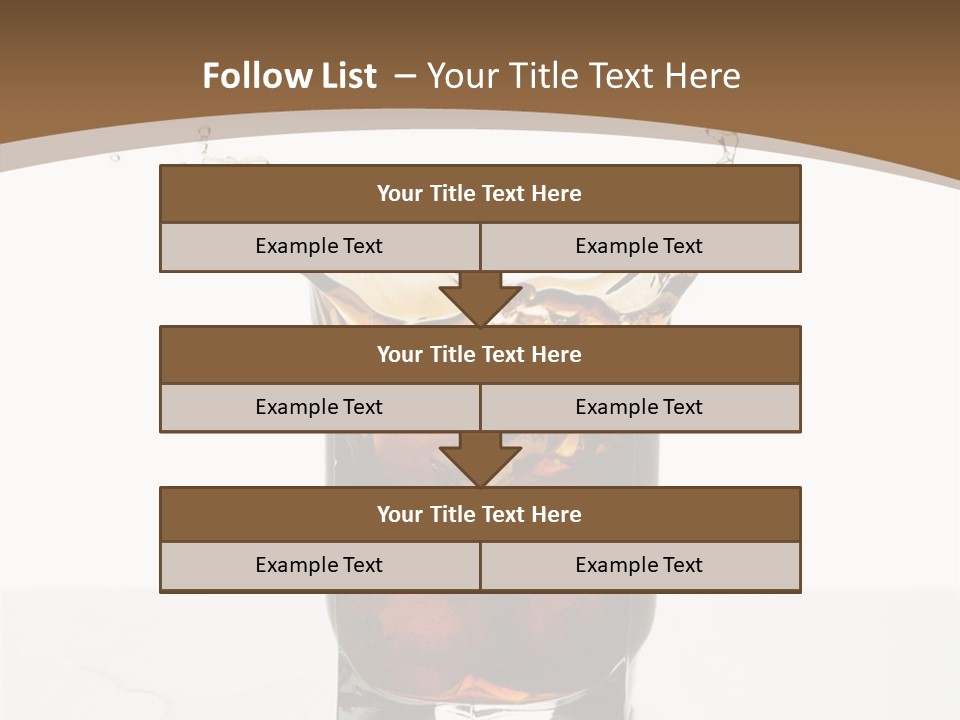 Macro Seamlessly Leaf PowerPoint Template